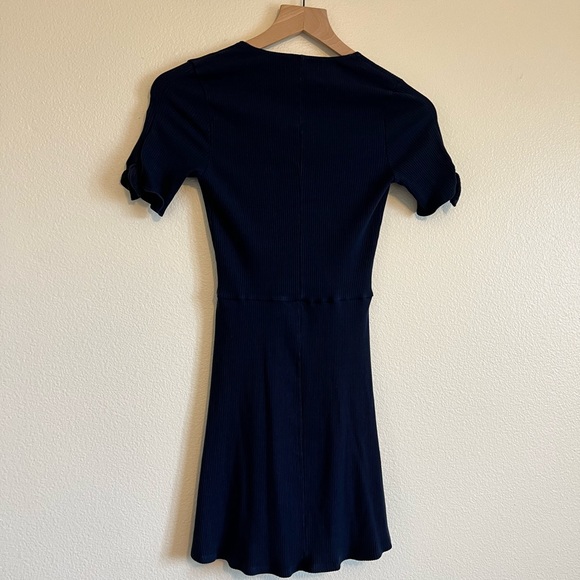 Reformation Ribbed Navy Dress - Picture 10 of 10